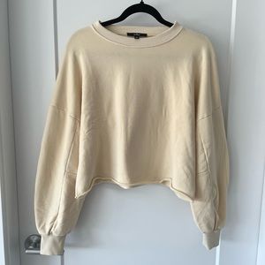 Lulus Boathouse Cropped Pullover sweatshirt